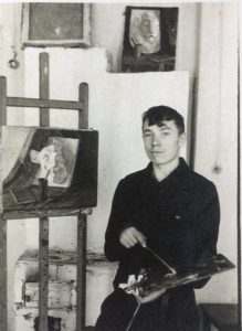 Валя Воробьев в 1954 году