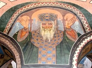 Фреска «Космос» в Кирилловской церкви