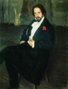 Портрет Ивана Билибина работы Бориса Кустодиева. 1901
