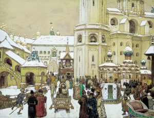 А. М. Васнецов. «Площадь Ивана Великого в Кремле. XVII век». 1903